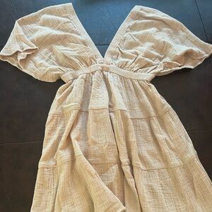 Aerie Tan dress